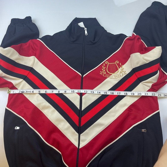GUCCI Men’s Chevron Jersey Track Jacket N264-22 - Picture 14 of 15